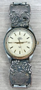 Harley Davidson Sterling Silber 925 Uhrenspitzen Selten Vintage Indianer Biker HD - Bild 1 von 23