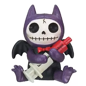 Furrybones Flappy Esqueleto Vampiro Murciélago con Jeringa Estatuilla de Halloween - Imagen 1 de 2