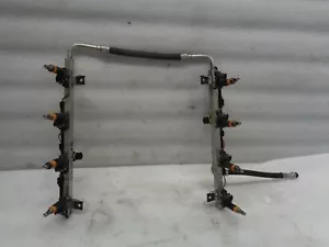 2002-2005 BMW 745i Fuel Rail w/ Injectors Assembly 7514611 OEM DK90850 - Picture 1 of 9