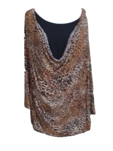 Damen Oberteil Bluse 3X (22W-24W) Mehrfarbig Langarm Pullover Faded Glory - Bild 1 von 8