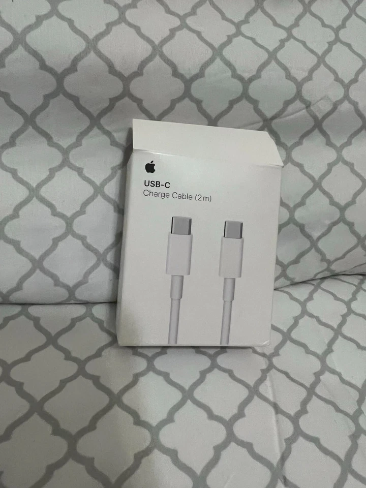 Original Apple  USB-C to USB-C 2M Charge Cable- OPEN BOX - Image 1 of 1