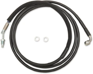 Drag Specialties +12" 82-1/8" Black Hydraulic Clutch Lines 0661-0034 - Picture 1 of 1