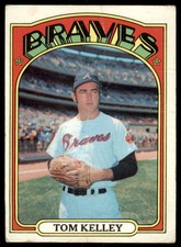 1972 Topps 75th Anniversary Buybacks 1972 Tom Kelley  VG+ Atlanta Braves #97
