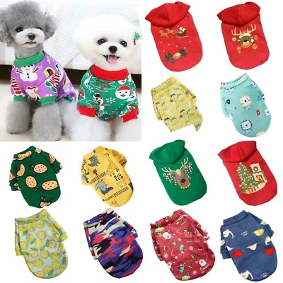 Pet Dog Hoodie Sweater Jumper Coat Warm Dogs Clothes Puppy Apparel Costumes ⇓ - Image 1 of 4