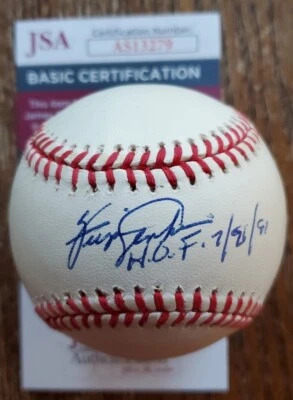 NICE Autographed Signed Cubs Fergie Jenkins HOF 91 Official MLB Baseball JSA - Image 1 of 4