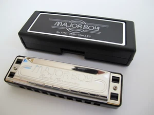 Tombo Major Boy Blues Harp C TOMBO Harmonica No.1710 10HOLES - Picture 1 of 11