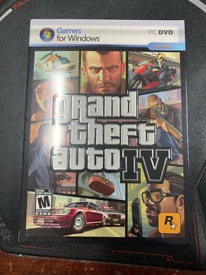 Grand Theft Auto IV PC DVD  GTA 4  WINDOWS NEW CARDBOARD SLEEVE CANADIAN VERSION - Image 1 of 3