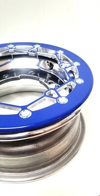 Banshee 350 Warrior Rear Wheels Beadlock 9x8 3+5 Crusher Alba Racing PL - Image 1 of 4