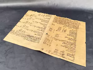Antique RARE Manuscript "Mathematics" Arabic Handwritten 15th 17th Century 4 P - Picture 1 of 4