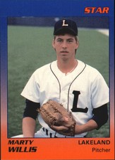 1989 Lakeland Tigers Star #25 Marty Willis