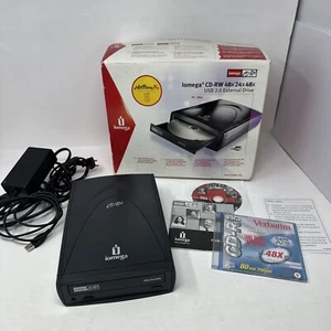 IOMEGA CD-RW 48x24x48x USB 2.0 External Drive for PC / Mac - Afbeelding 1 van 5