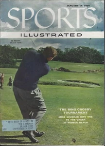 Juni 1956 Sports Illustrated - Mike Souchak PGA Golf Bing Crosby Pebble Beach - Bild 1 von 5