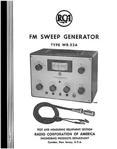 RCA WR-53A FM Sweep Generator manual - Picture 1 of 1