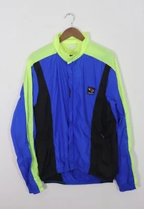 Vintage Bellwether Cycling Windbreaker Jacket Blue Men's Size Large Made in USA - Picture 1 of 11