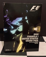 2012 USA GP AUSTIN CIRCUIT OF AMERICAS F1 RACE PROGRAMME LEWIS HAMILTON McLAREN