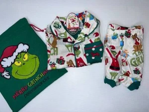 NEW WITH TAGS PETER ALEXANDER BABY GRINCH CHRISTMAS SET SIZE 0 - 3 MONTHS - Foto 1 di 7