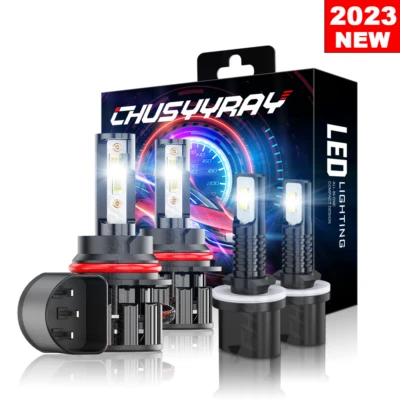 4pc LED Headlight High/Low Fog Light Bulbs Combo For Pontiac Sunfire 2000-2002 - Image 1 of 4
