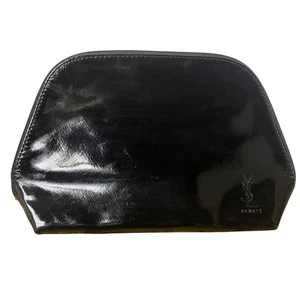 YSL Yves Saint Laurent Beaute Beauty Zip Close Cosmetic Pouch Travel - Picture 1 of 6