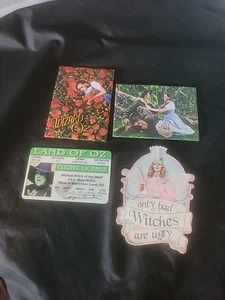 Wizard of Oz MAGNET 2" x 3" Refrigerator Locker Movie Poster 4 Piece Lot - Picture 1 of 6