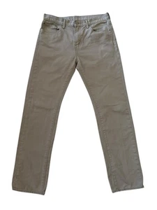 Levis 513 Jeans Straight Fit Ivory Men’s Size 34x31 Good Condition👖 - Picture 1 of 13