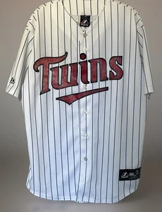 Minnesota Twins WILLINGHAM White Pin Stripe Jersey Size Large Stitched - Picture 1 of 21