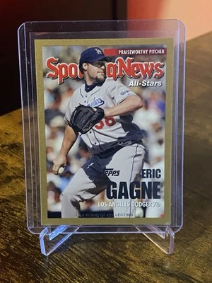 2005 Topps - Eric Gagne #728 - Gold /2005 - Los Angeles Dodgers - Image 1 of 2