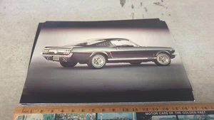 1966 FORD MUSTANG FASTBACK Original Promo Card  - Picture 1 of 1