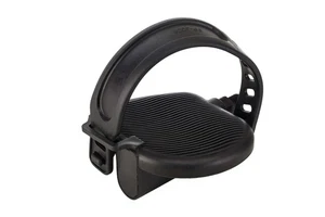 Pedali Cyclette con Filetto 1/2 124x125mm Nero - Foto 1 di 1