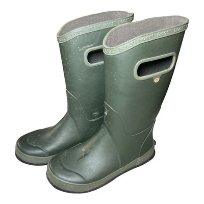 BOGS Unisex Kids' Rainboot Solid Lightweight Waterproof Dark Green 71325-301 - Image 1 of 4