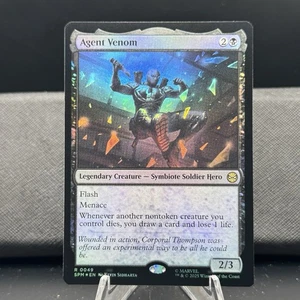MTG Agent Venom - Foil, NM-Mint, English Marvel's Spider-Man - Picture 1 of 2