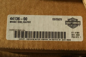 Genuine Harley Davidson Brake Rotor Right Front 44136-00 - Picture 1 of 1