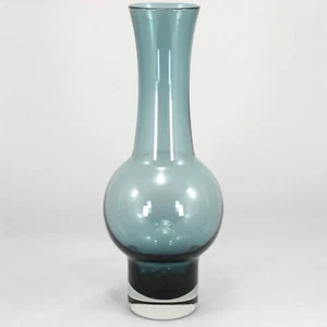 Vintage Riihimaki 1371 Steel Blue Vase - Picture 1 of 8