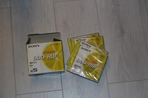 Lot de 4 DVD+RW SONY 120mn 4.7GB neufs - Photo 1/1