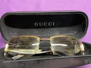 Gafas de sol Gucci GG 1799/S sin montura rectangular monograma buen estado. Estuche incluido - Imagen 1 de 18