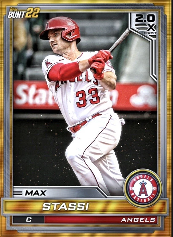 [DIGITAL CARD] Topps Bunt - Max Stassi - 2022 Base Series 1 - Tier 5 Gold - Image 1 of 1