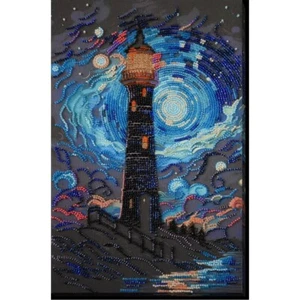 Kit ricamo perline faro fai da te Abris arte perline cucitura perline punto ago - Foto 1 di 4