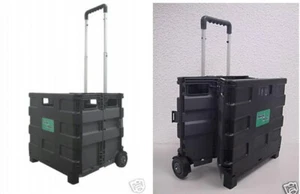 Einkaufskorb Einkaufstrolley Einkaufskiste Box fahrbar 35 x 32 x 30 cm - Bild 1 von 1