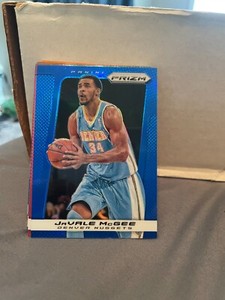2013-14 Panini Prizm Prizms Blue #52 JaVale McGee NUGGETS!