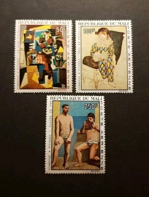 Pintor Homenaje Picasso Correo Aéreo PA No. 46/48 Nuevo * MLH 1967 Foto 1 de 3