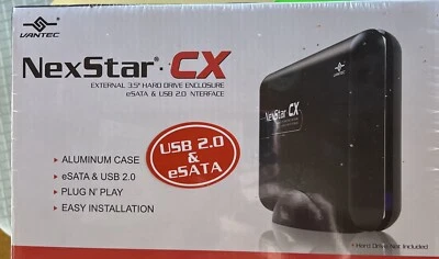 New Vantec NexStar CX - 1.5TB - USB 2 & eSATA - External Hard Drive box included - Image 1 of 2
