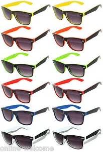 VENTA AL POR MAYOR 12 PARES DE GAFAS DE SOL CLÁSICAS DE COLECCIÓN 2 TONOS POR DOCENA DE HUMO - Imagen 1 de 3