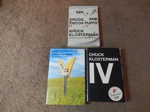 3 Chuck Klosterman Bücher: Sich umbringen, um zu leben, Sexdrogen Kakaopuffs, IV... - Bild 1 von 5