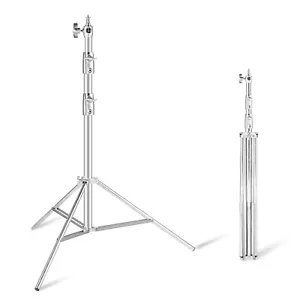Selens Light Stand Heavy Duty Adjustable Tripod Stainless Steel Studio Photo - Picture 1 of 12