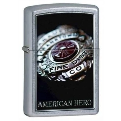  Encendedor Zippo - American Hero Street Chrome - 852587 Foto 1 de 4