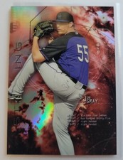 Jon Gray 2014 Bowman Sterling Prospects Red Refractors #1/1 RC #BSP9 Rangers 