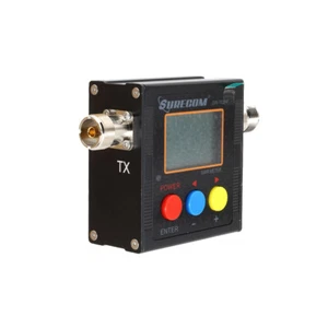 SW-102 Digital HF 1.5-70MHz 120W Power & SWR Meter For HF Two Way Walkie Talkie - Zdjęcie 1 z 8