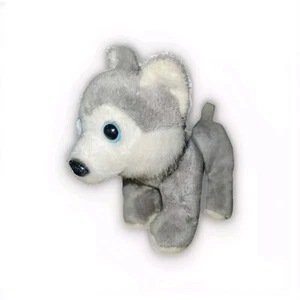 Miniature Standing Husky Plush Stuffed Animal 5" No Tag Toy Pretend Play - Picture 1 of 5