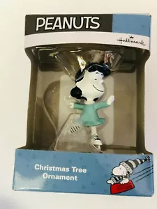 Peanuts Lucy Ice Skating Christmas Tree Ornament 2016 Hallmark New In Box - Picture 1 of 3