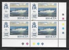 BERMUDA STAMPS #542 BLOCK OF 4 (NH) FROM 1988