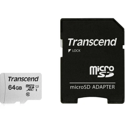 Transcend 64GB Micro SD SDXC Class 10 Memory for Samsung HTC LG Google Android   - Image 1 of 2